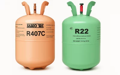 مقایسه گاز مبرد R22 و R407C