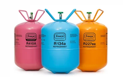 معرفی گاز مبرد R227ea و مقایسه با گاز R134a و R410A