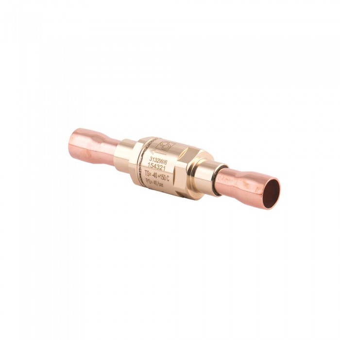 شیر یکطرفه مستقیم 3122/9 Castel - سایز 1.1/8 اینچ