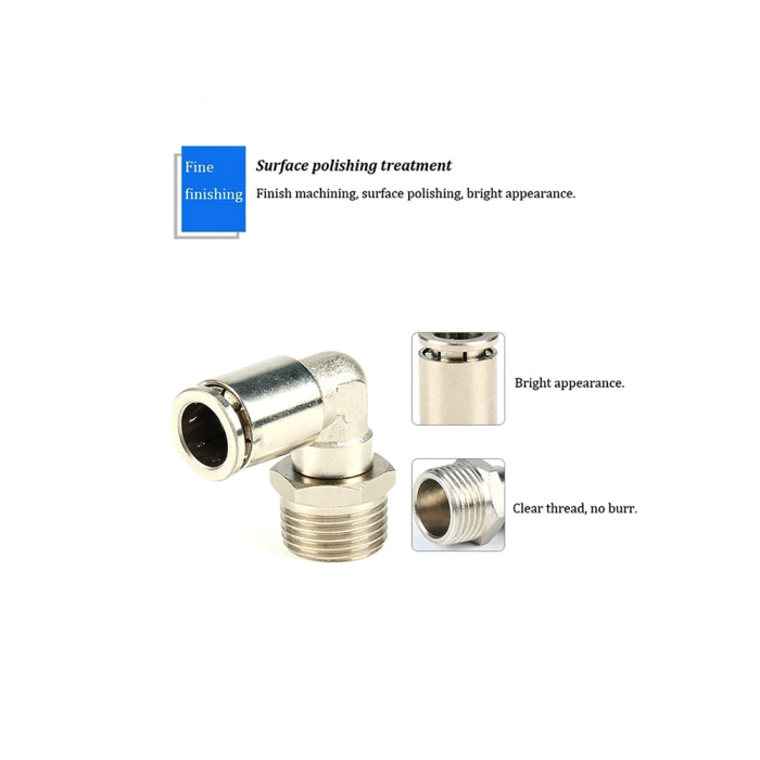 زانویی برنجی پنوماتیکBLCH-سری PL