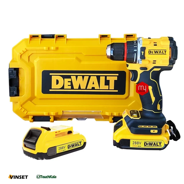 دریل شارژی براشلس دیوالت DeWALT 288v