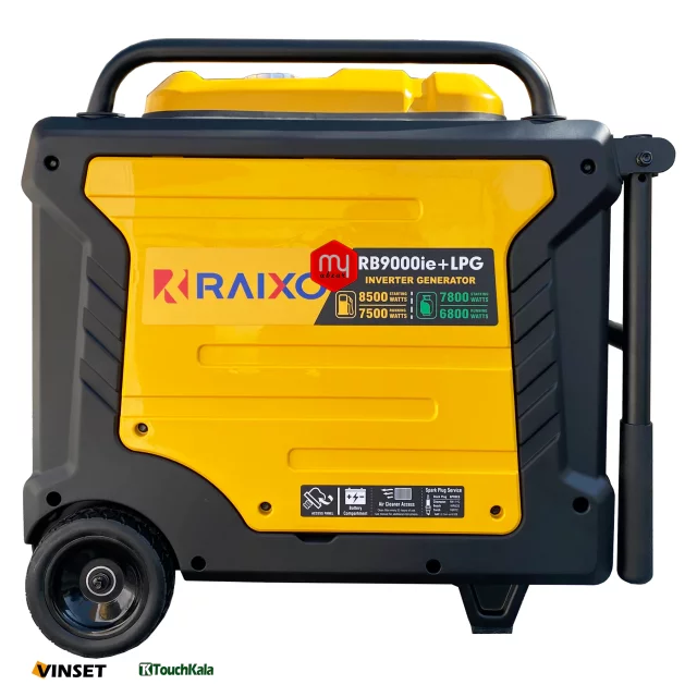 موتور برق دوگانه سوز راکسیو ۸.۵ کیلووات مدل RB9000ie+LPG ریموت استارت