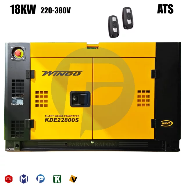 دیزل ژنراتور 22 کاوا سایلنت(18 کیلووات) وینکو مدل KDE22800S