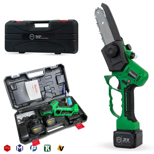 اره شارژی روستیک مدل S100 پلاس 4500 میلی امپر