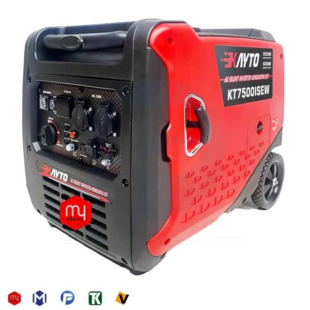 موتور برق سایلنت کایتو 5.5 کیلووات استارتی مدل KT7500ISEW