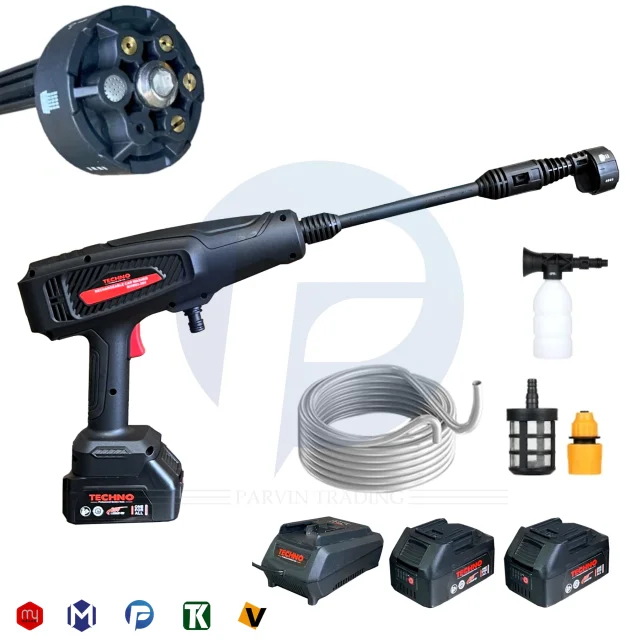 کارواش شارژی تکنو 25 بار مدل BHW03-20V