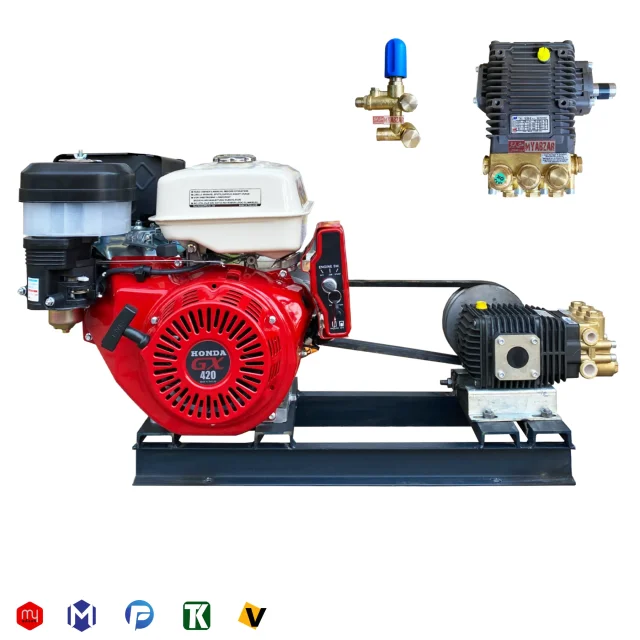 کارواش سیار بنزینی 200 بار برتولینی ایتالیا TML1520 | موتور هوندا تایلند مدل GX420