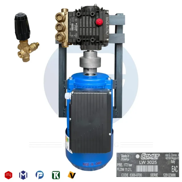 پمپ کارواش کومت ایتالیا 172 بار مدل COMET LW3025