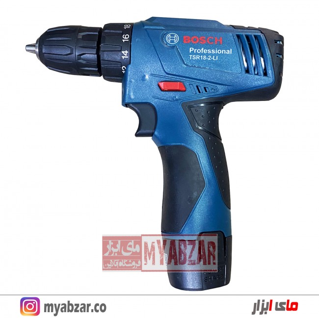 دریل شارژی بوش 18 ولت مدل BOSCH TSR18-2-LI