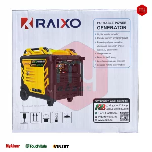 موتور برق دوگانه سوز راکسیو 9 کیلووات مدل RB10500ie+LPG ریموت استارت