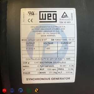 دیزل ژنراتور 41 کاوا بادوین با وگ برزیل مدل 41KVA
