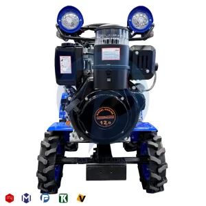 تیلر کولتیواتور ۴ چرخ اگرو ۱۲ اسب مدل AG001-2