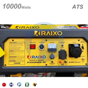 موتور برق بنزینی راکسیو 10 کیلووات مدل R15500DWHB+-RC ریموت دار