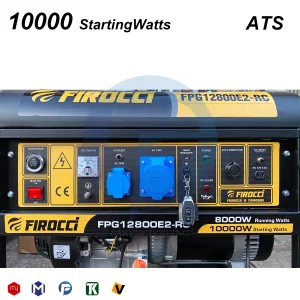 موتور برق بنزینی فیروچی 10 کیلووات مدل FPG12800E2-RC ریموت دار