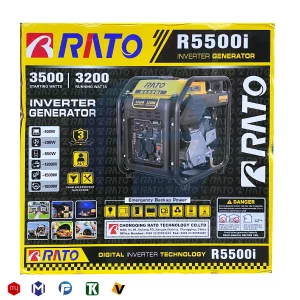 موتور برق اینورتر راتو 3.5 کیلووات مدل R5500i