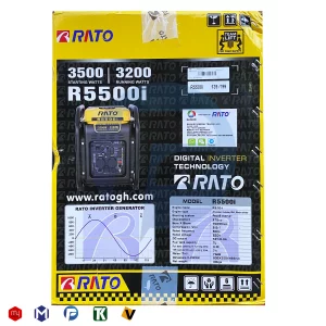 موتور برق اینورتر راتو 3.5 کیلووات مدل R5500i