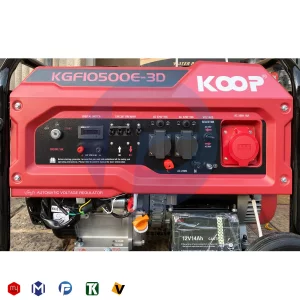 موتور برق بنزینی کوپ 9 کیلووات مدل KGF10500E 3D (تکفاز و 3 فاز)