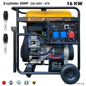 موتور برق بنزینی وینکو 16 کیلووات مدل +R23000DWHB