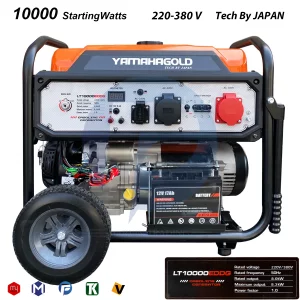 موتور برق بنزینی یاماها مدل LT10000EDDG تکفاز و سه فاز