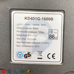کارواش صنعتی کیدو 130 بار مدل KD401G