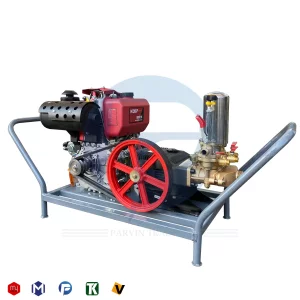 سمپاش گازوئیلی کوپ با پمپ میتسوبیشی OS 150