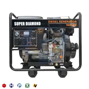 موتور برق گازوئیلی سوپر دیاموند مدل 5GF-ME
