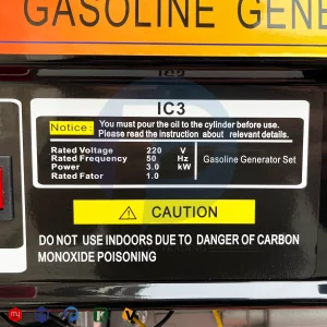 موتور برق بنزینی وونیکو مدل VONICO IC3