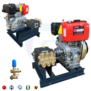 کارواش گازوئیلی 200 بار برتولینی ایتالیا | موتور کاما گیربکسی استارتی مدل KM186FAS6E