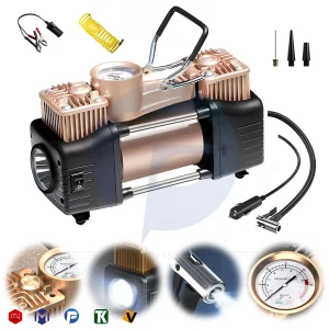 کمپرسور فندکی دو سیلندر رویال مدل DC12