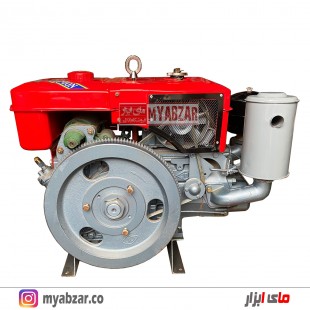 موتور تک سیلندر دیزلی 24 اسب جیانگ دونگ مدل JIANG DONG ZH1115ND