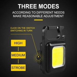 چراغ تاکتیکال کمپینگ مدل COB Rechargeable Keychain Light