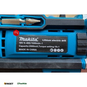 دریل شارژی ماکیتا makita 18v (2 باتری 18 ولت)