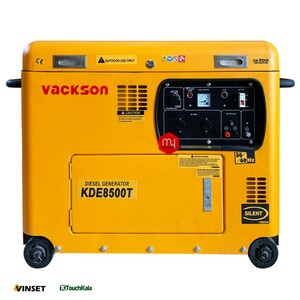 موتور برق گازوئیلی واکسون سایلنت مدل VACKSON KDE8500T