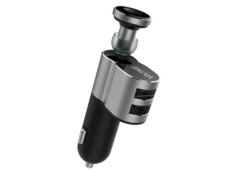 شارژر فندکی و هندزفری بلوتوث ولتاژ Voltage VEB-02 Bluetooth Headset With Car Charger