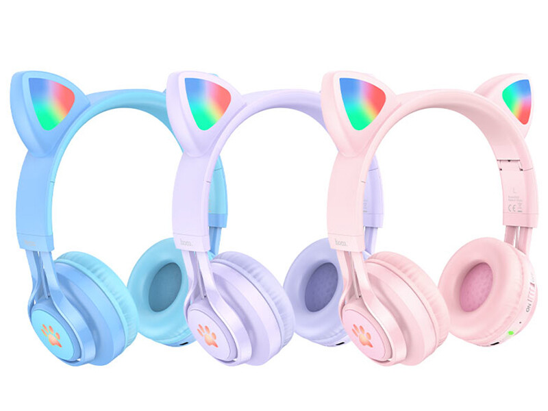 هدفون بلوتوث کودکان هوکو Hoco Wireless headphones W39 kids