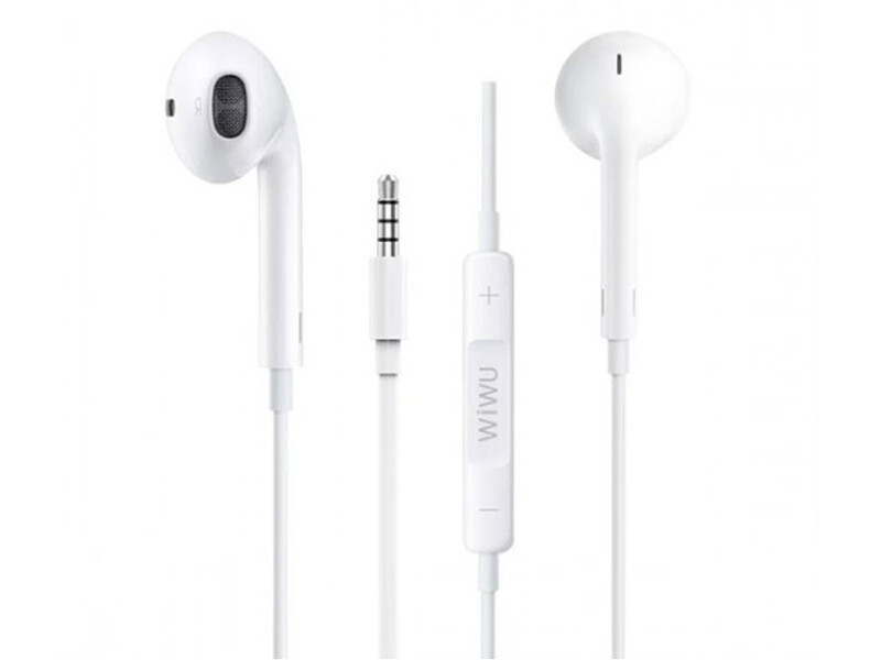 هندزفری سیمی با جک 3.5 میلی‌متری ویوو Wiwu Earbuds 3.5Mm Audio Connector Eb101