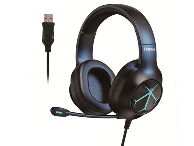 هدفون گیمینگ سیمی یواس‌بی لنوو Lenovo G60B Gaming Headset Wired USB