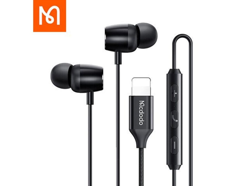 هندزفری سیمی لایتنینگ مکدودو MCDODO Earphone Earbuds Audio Lightning HP-1040