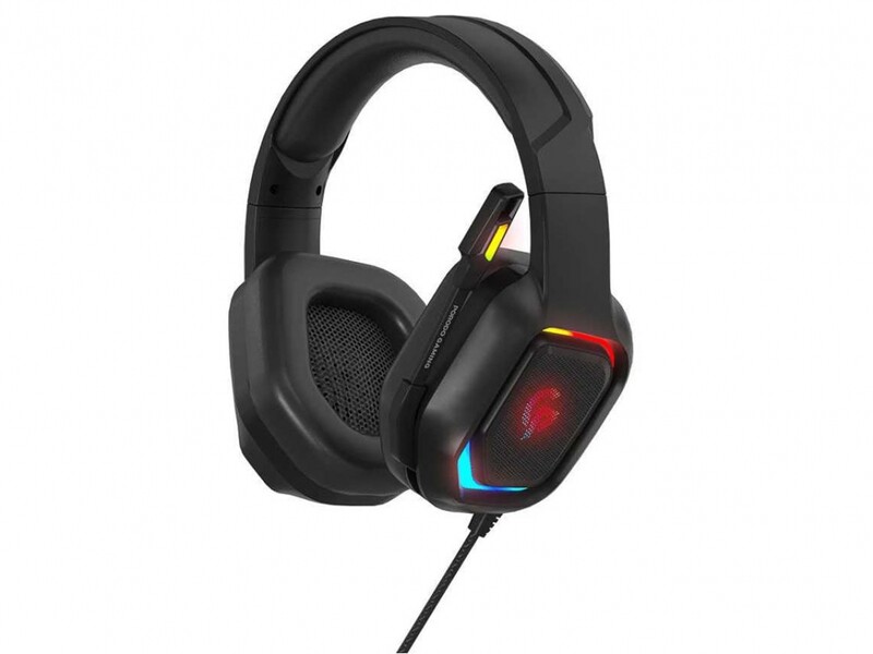 هدست باسیم گیمینگ گرین Porodo E-Sports High Definition Gaming Hedphon PDX411-BK