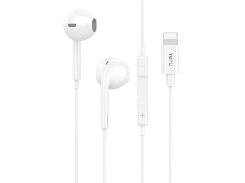 هندزفری با سیم لایتنینگ توتو Totu Glory EAUA-016 Lightning Headphones