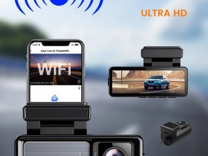 دوربین ثبت وقایع خودرو وونک مدل M6 4K-WiFi به همراه دوربین عقب و کیت برق مستقیم