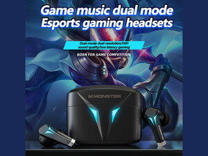 قیمت هندزفری گیمینگ بی سیم مانستر Monster XKT06 Gaming Earbuds Wireless