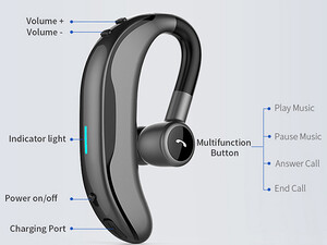 فروش هندزفری بلوتوث تک گوش لنوو Lenovo BH1 Earhook Earphone