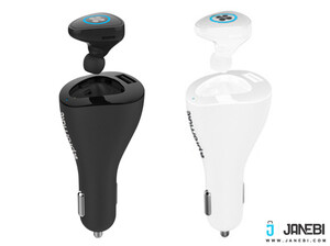 شارژر فندکی و هندزفری بلوتوث پرومیت Promate Aria Mini Wireless Headset And Car Charger