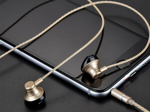 کیفیت هندزفری سیمی با جک 3.5 میلیمتری هوکو Hoco Wired earphones M18 Gesi Metallic with mic
