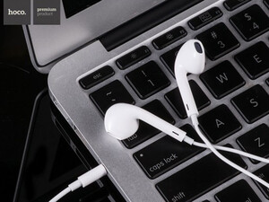 هندزفری سیمی با جک 3.5 میلیمتری هوکو Hoco Wired earphones 3.5mm M1 Original series with mic