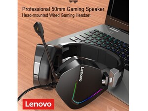 هدفون گیمینگ باسیم لنوو Lenovo H402 gaming headphone