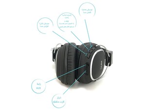 هدفون بلوتوثی تسکو TSCO TH 5346 stereo headphone