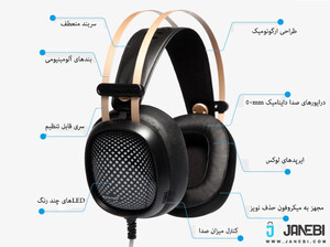 هدفون over ear promate valiant