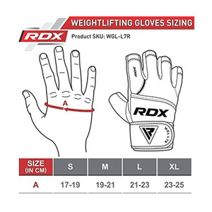 دستکش بدنسازی مردانه آر دی ایکس مدل WGLL7R (اورجینال)